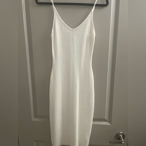 Abercrombie & Fitch white bodycon dress